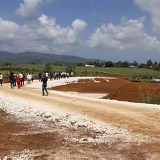 Chantier routier en Guadeloupe