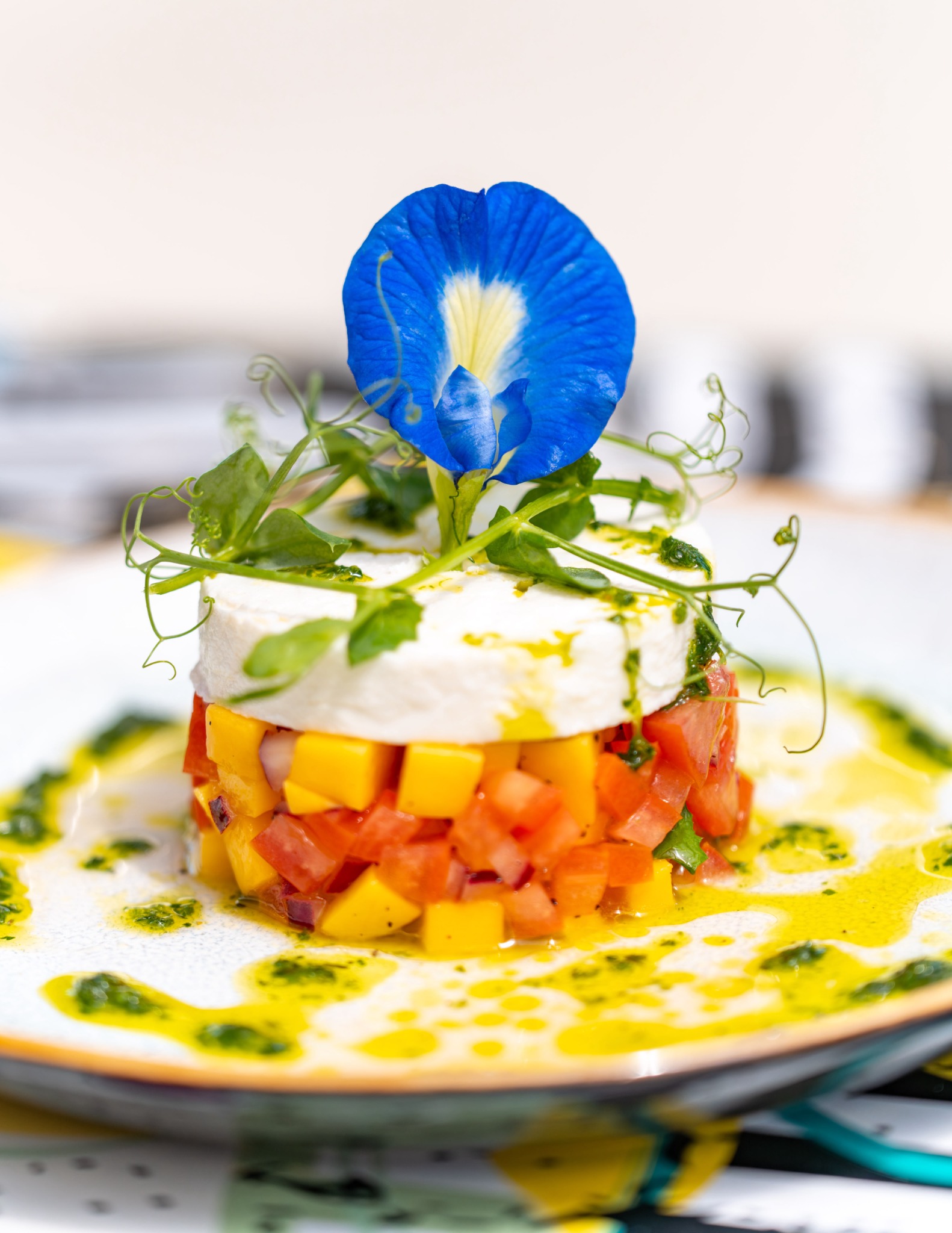 Assiette fraîche et colorée du Baccarah
