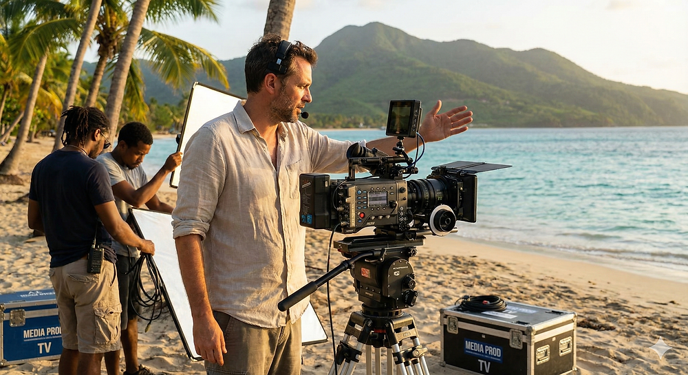 Tournage audiovisuel en Guadeloupe